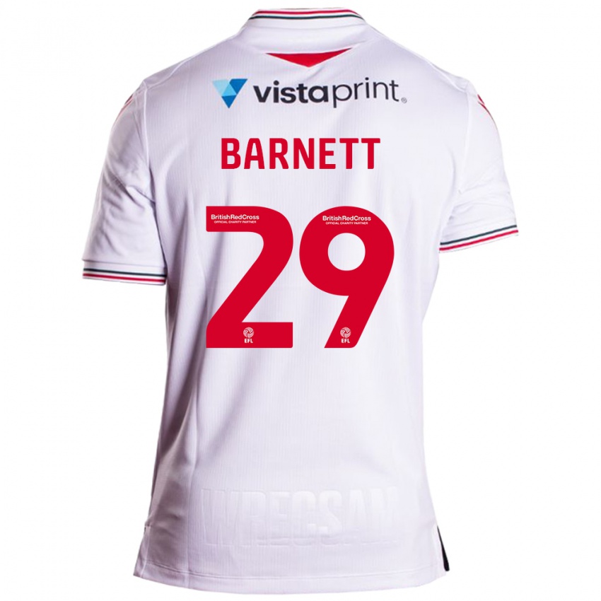 Niño Camiseta Ryan Barnett #29 Blanco 2ª Equipación 2023/24 La Camisa Chile