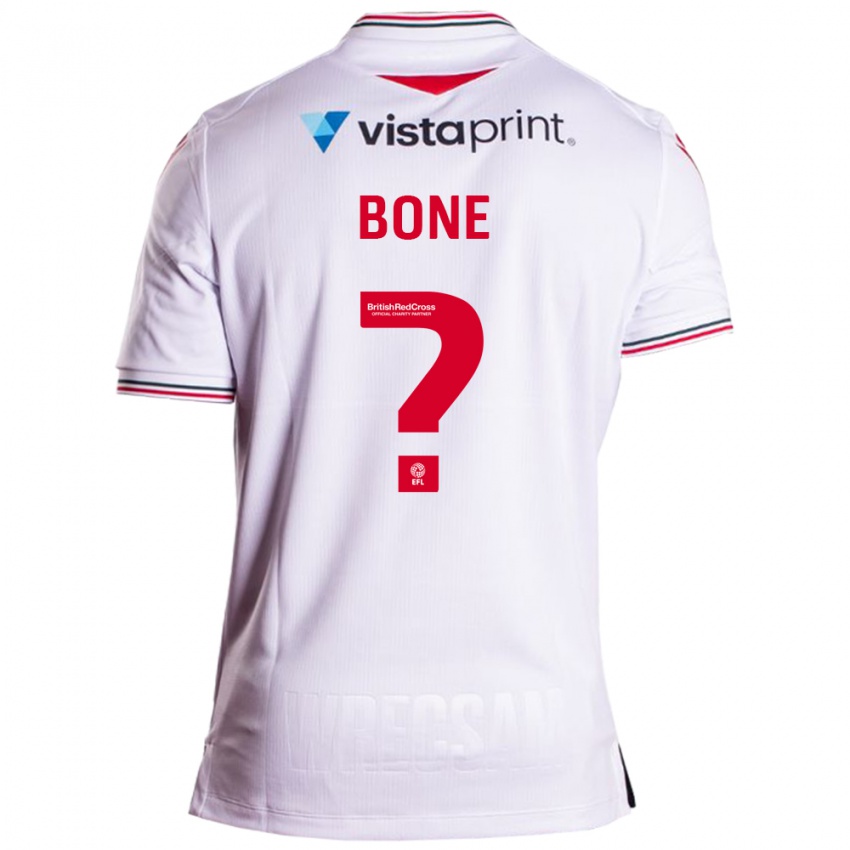 Niño Camiseta Kai Bone #0 Blanco 2ª Equipación 2023/24 La Camisa Chile