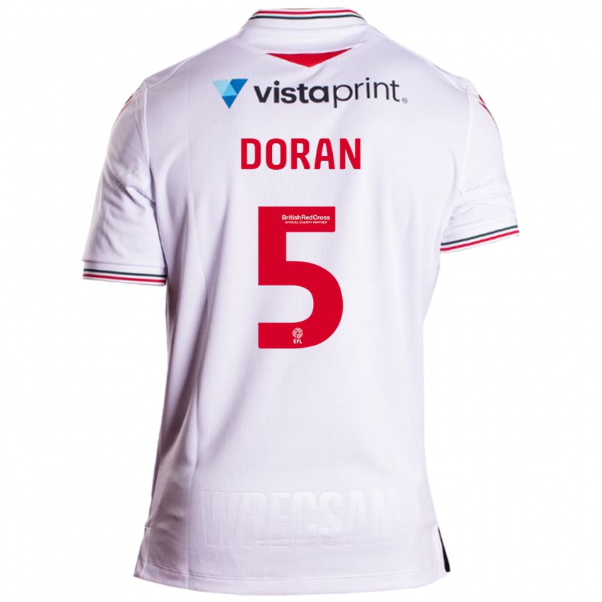 Niño Camiseta Louisha Doran #5 Blanco 2ª Equipación 2023/24 La Camisa Chile