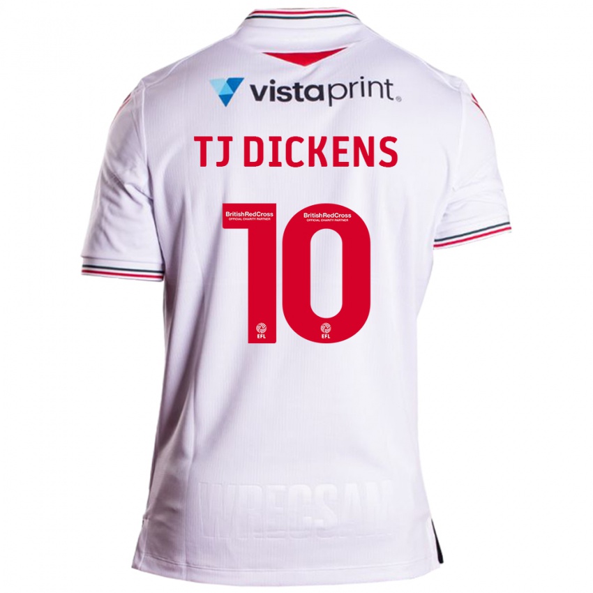 Niño Camiseta Tonicha Tj Dickens #10 Blanco 2ª Equipación 2023/24 La Camisa Chile