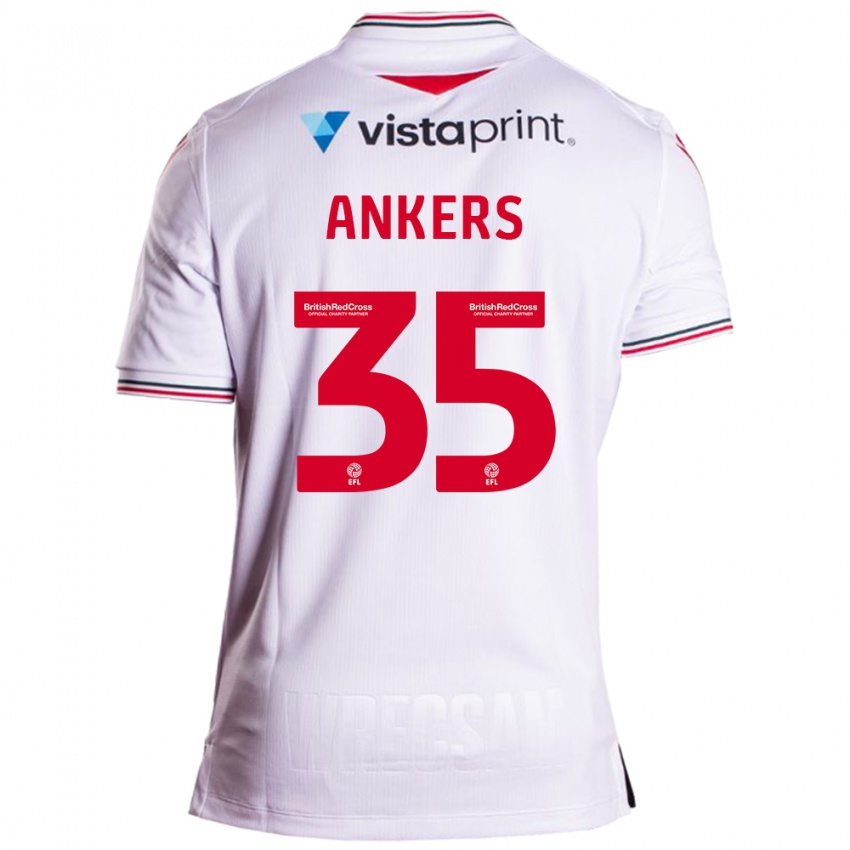 Niño Camiseta Chloe Ankers #35 Blanco 2ª Equipación 2023/24 La Camisa Chile