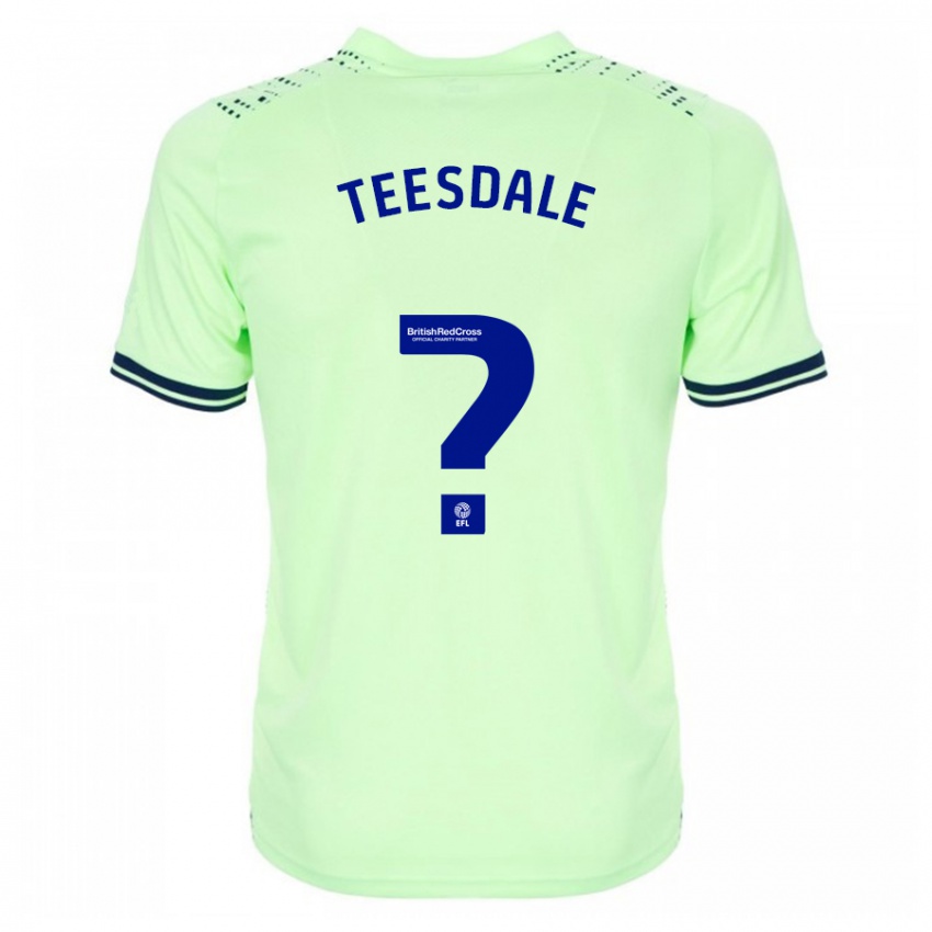 Niño Camiseta Finn Teesdale #0 Armada 2ª Equipación 2023/24 La Camisa Chile