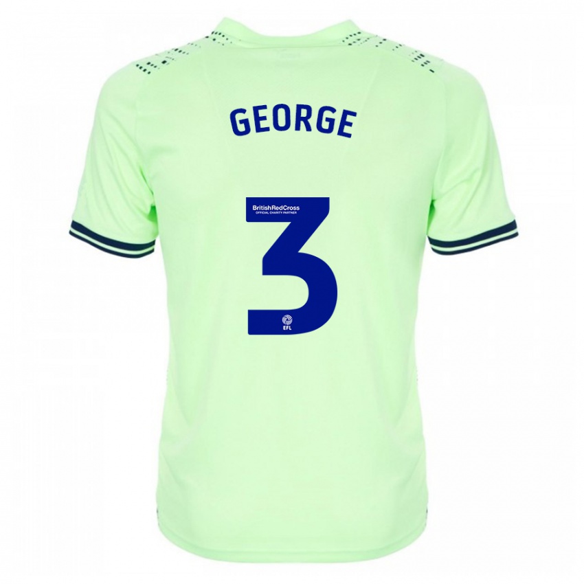 Niño Camiseta Hannah George #3 Armada 2ª Equipación 2023/24 La Camisa Chile