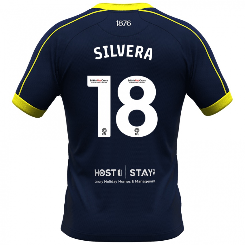 Niño Camiseta Sam Silvera #18 Armada 2ª Equipación 2023/24 La Camisa Chile