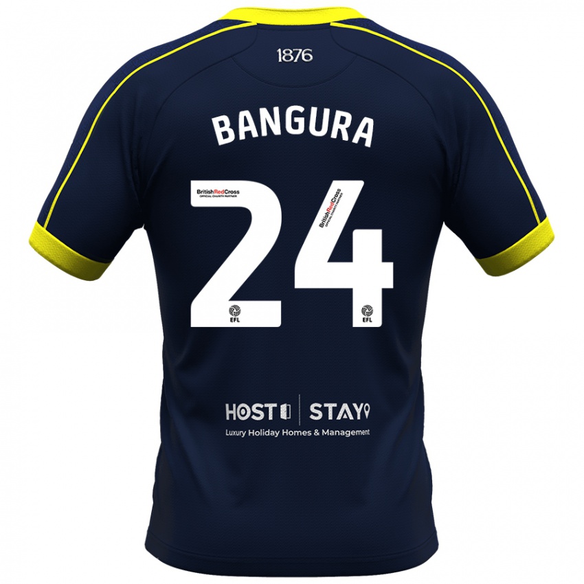 Niño Camiseta Alex Bangura #24 Armada 2ª Equipación 2023/24 La Camisa Chile