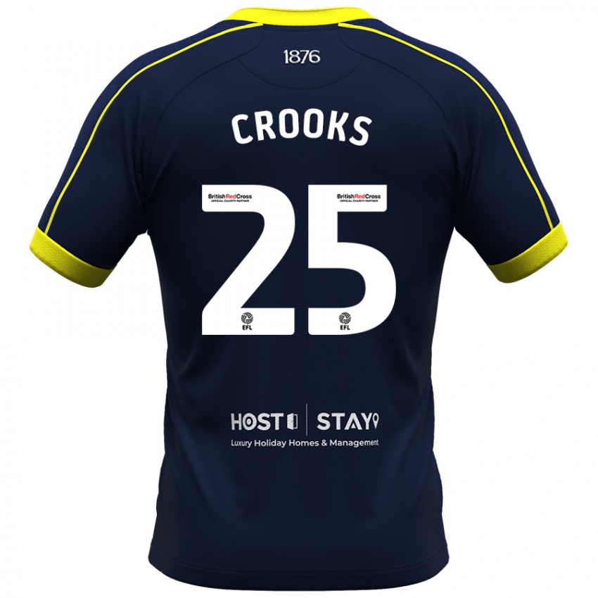 Niño Camiseta Matt Crooks #25 Armada 2ª Equipación 2023/24 La Camisa Chile