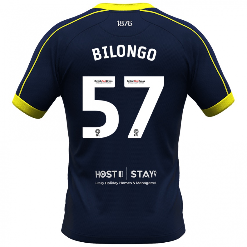 Niño Camiseta Bryant Bilongo #57 Armada 2ª Equipación 2023/24 La Camisa Chile