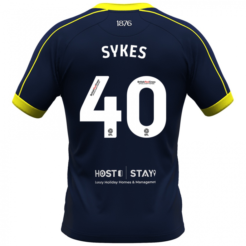 Niño Camiseta Cain Sykes #40 Armada 2ª Equipación 2023/24 La Camisa Chile