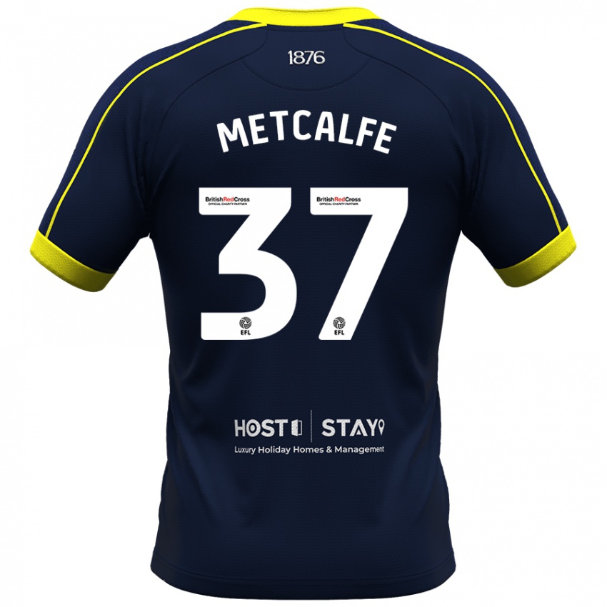 Niño Camiseta Max Metcalfe #37 Armada 2ª Equipación 2023/24 La Camisa Chile