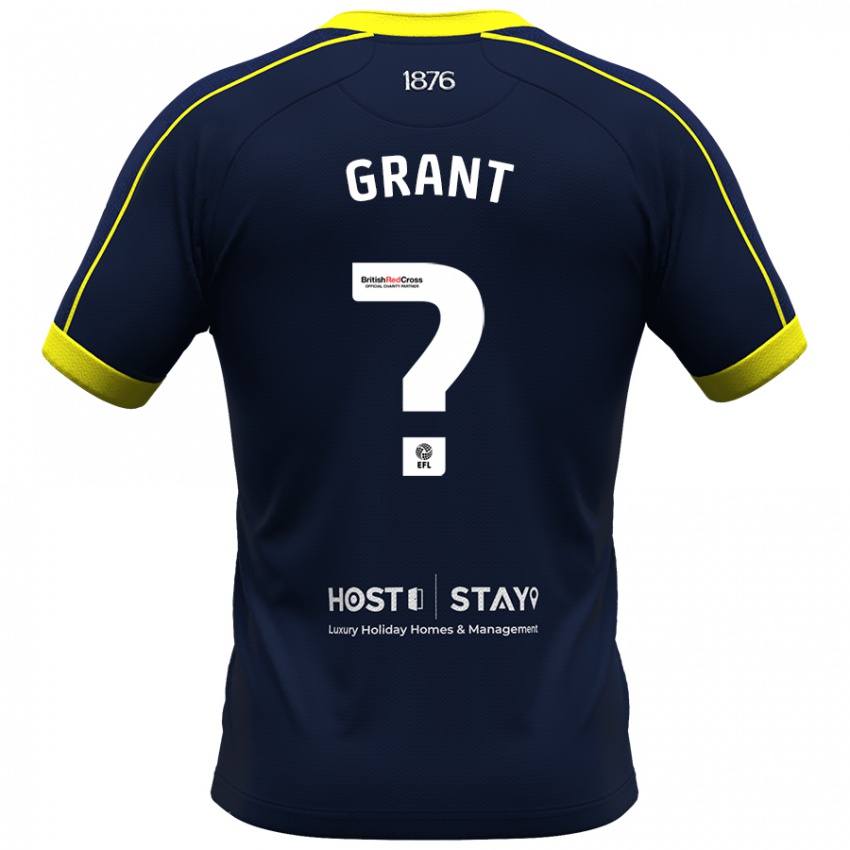Niño Camiseta George Grant #0 Armada 2ª Equipación 2023/24 La Camisa Chile