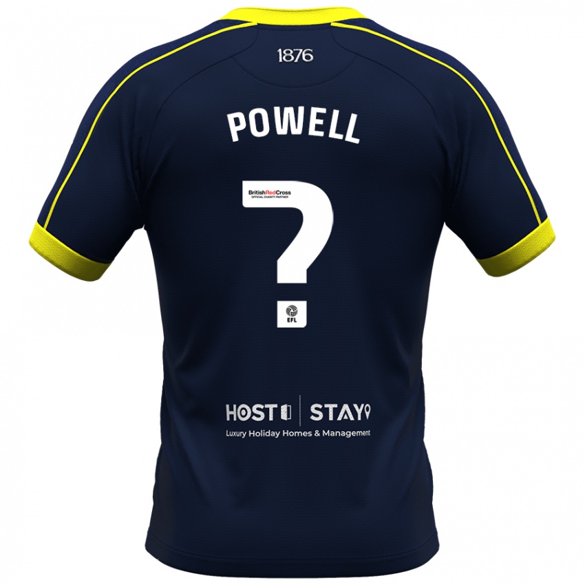 Niño Camiseta Rio Patterson-Powell #0 Armada 2ª Equipación 2023/24 La Camisa Chile