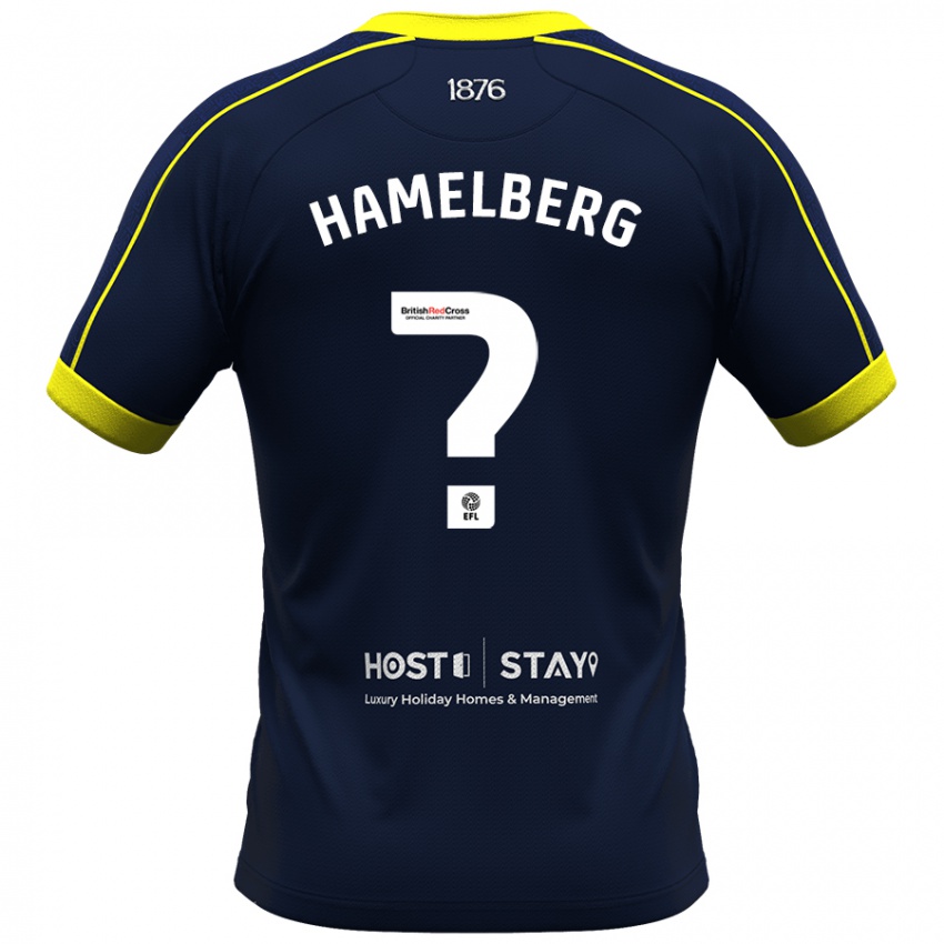 Niño Camiseta Eric Hamelberg #0 Armada 2ª Equipación 2023/24 La Camisa Chile