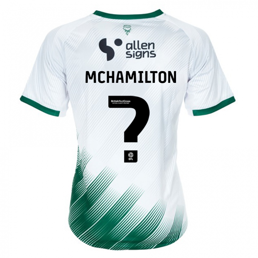 Niño Camiseta Toni Mchamilton #0 Blanco 2ª Equipación 2023/24 La Camisa Chile