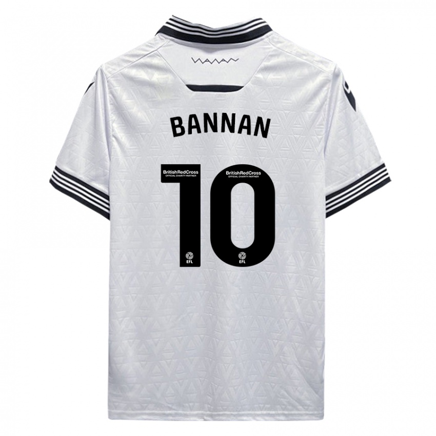 Niño Camiseta Barry Bannan #10 Blanco 2ª Equipación 2023/24 La Camisa Chile