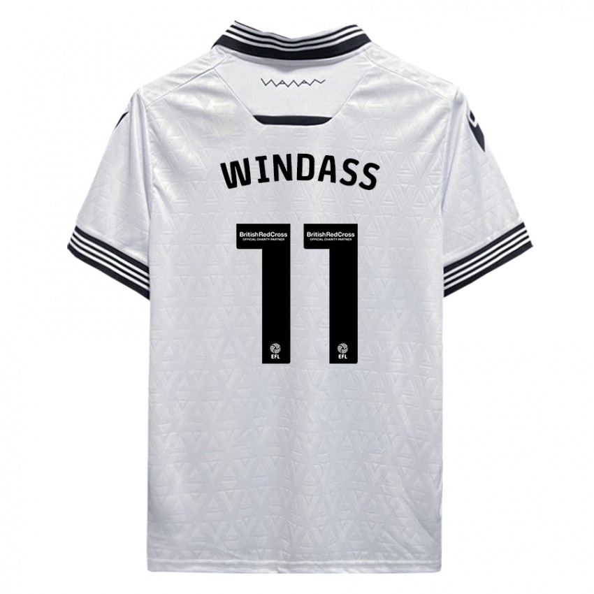 Niño Camiseta Josh Windass #11 Blanco 2ª Equipación 2023/24 La Camisa Chile