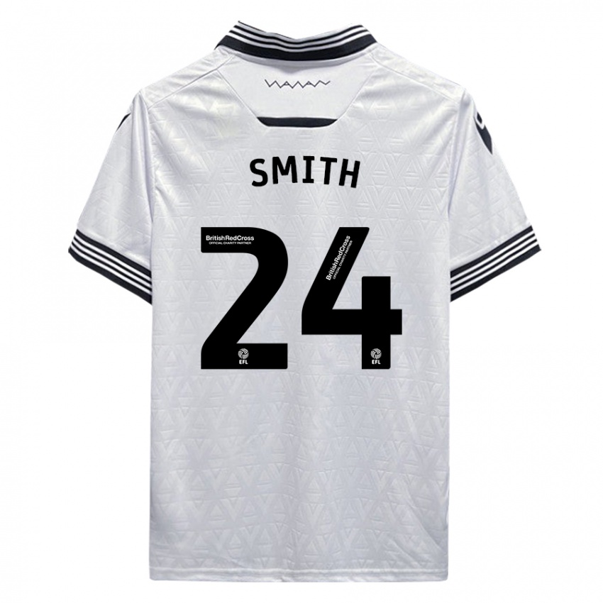 Niño Camiseta Michael Smith #24 Blanco 2ª Equipación 2023/24 La Camisa Chile