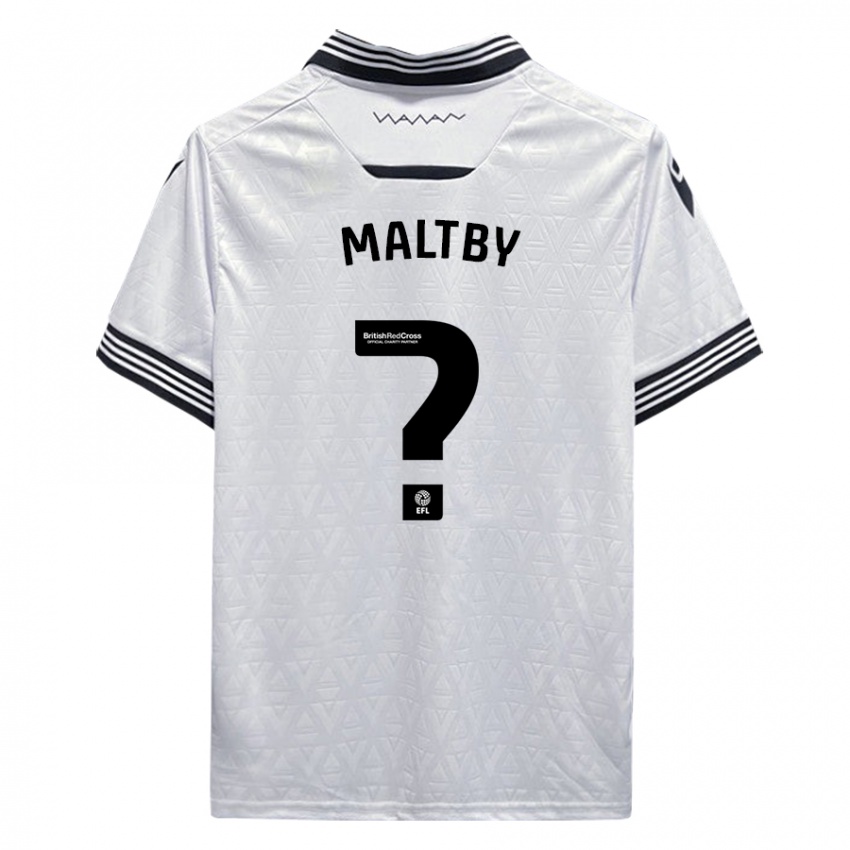 Niño Camiseta Mackenzie Maltby #0 Blanco 2ª Equipación 2023/24 La Camisa Chile