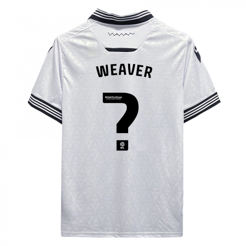 Niño Camiseta Ernie Weaver #0 Blanco 2ª Equipación 2023/24 La Camisa Chile