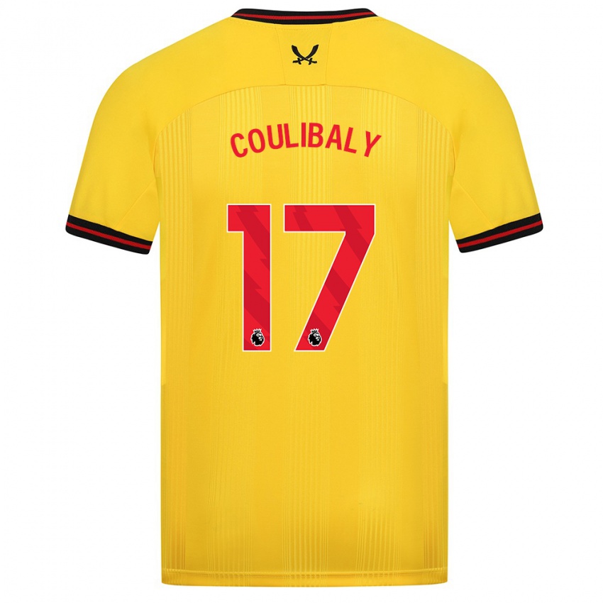 Niño Camiseta Ismaila Coulibaly #17 Amarillo 2ª Equipación 2023/24 La Camisa Chile