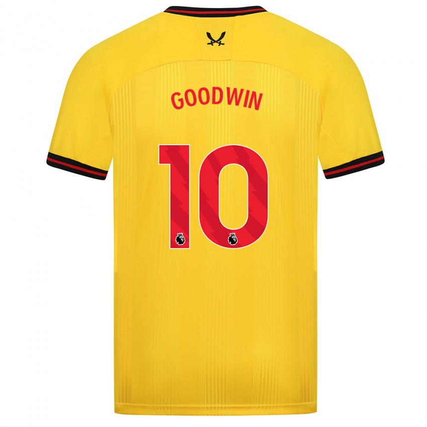Niño Camiseta Isobel Goodwin #10 Amarillo 2ª Equipación 2023/24 La Camisa Chile