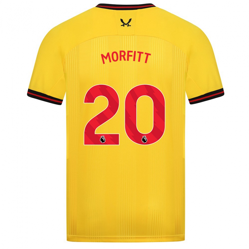 Niño Camiseta Izzy Morfitt #20 Amarillo 2ª Equipación 2023/24 La Camisa Chile