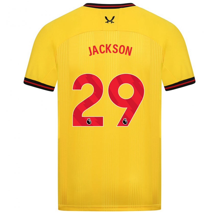 Niño Camiseta Fallon Olivia Connolly-Jackson #29 Amarillo 2ª Equipación 2023/24 La Camisa Chile