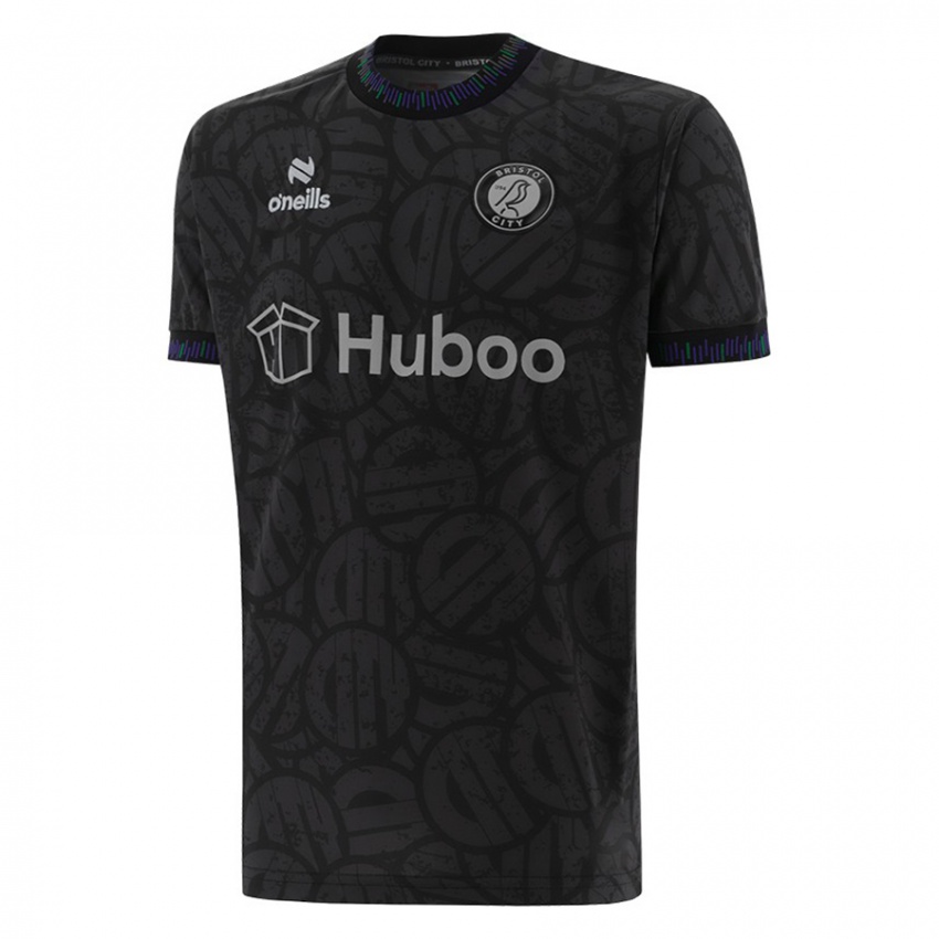 Niño Camiseta Romani Rowe #0 Negro 2ª Equipación 2023/24 La Camisa Chile