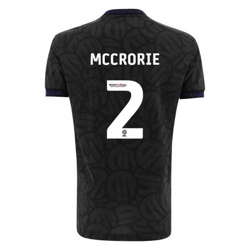 Niño Camiseta Ross Mccrorie #2 Negro 2ª Equipación 2023/24 La Camisa Chile