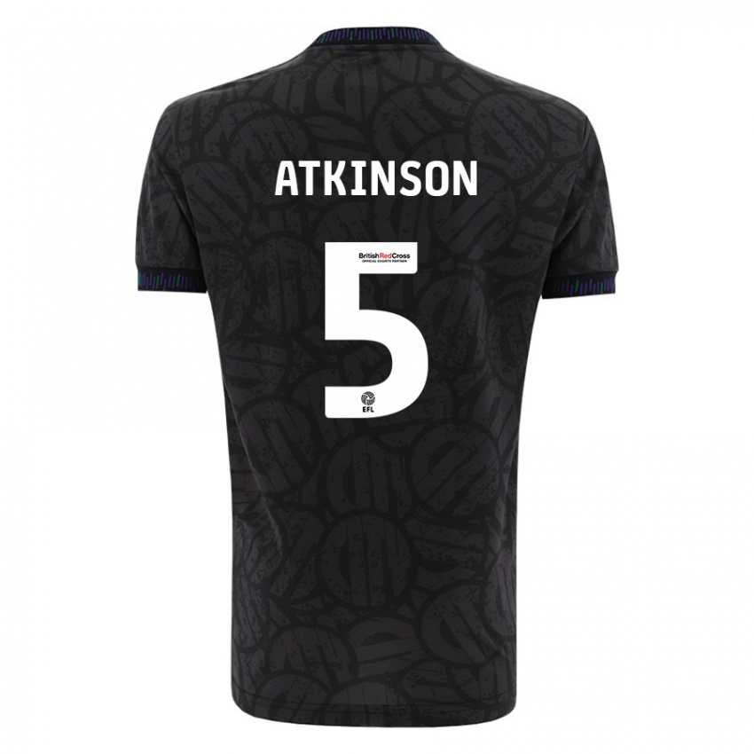 Niño Camiseta Rob Atkinson #5 Negro 2ª Equipación 2023/24 La Camisa Chile