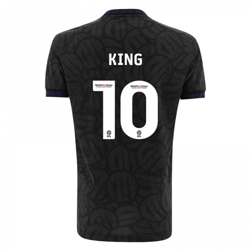 Niño Camiseta Andy King #10 Negro 2ª Equipación 2023/24 La Camisa Chile