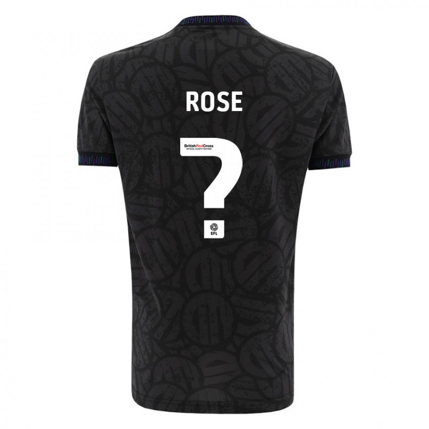 Niño Camiseta Marley Rose #0 Negro 2ª Equipación 2023/24 La Camisa Chile