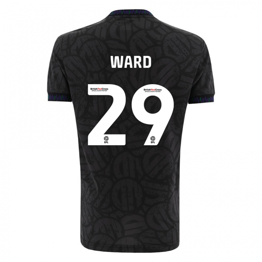 Niño Camiseta Mari Ward #29 Negro 2ª Equipación 2023/24 La Camisa Chile