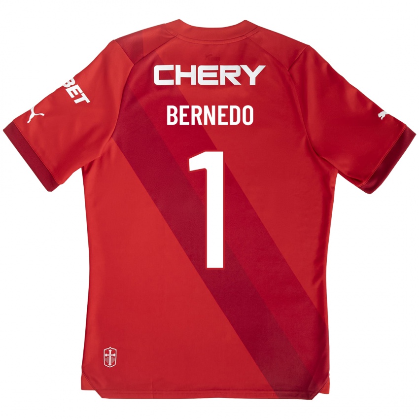 Niño Camiseta Vicente Bernedo #1 Rojo 2ª Equipación 2023/24 La Camisa Chile