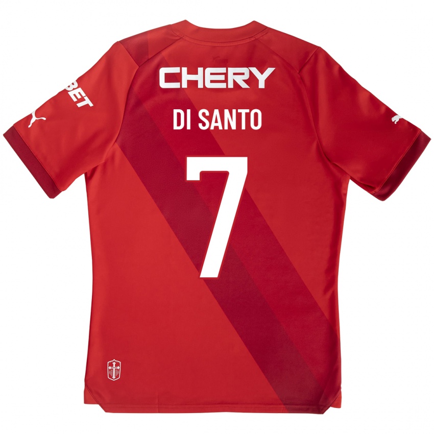 Niño Camiseta Franco Di Santo #7 Rojo 2ª Equipación 2023/24 La Camisa Chile