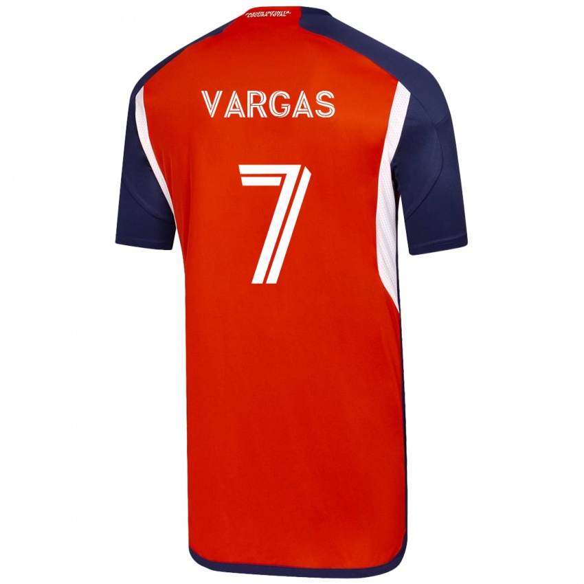 Niño Camiseta Jeisson Vargas #7 Blanco 2ª Equipación 2023/24 La Camisa Chile
