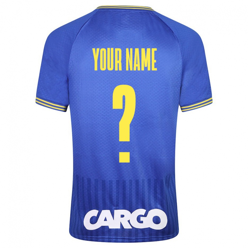 Niño Camiseta Su Nombre #0 Azul 2ª Equipación 2023/24 La Camisa Chile