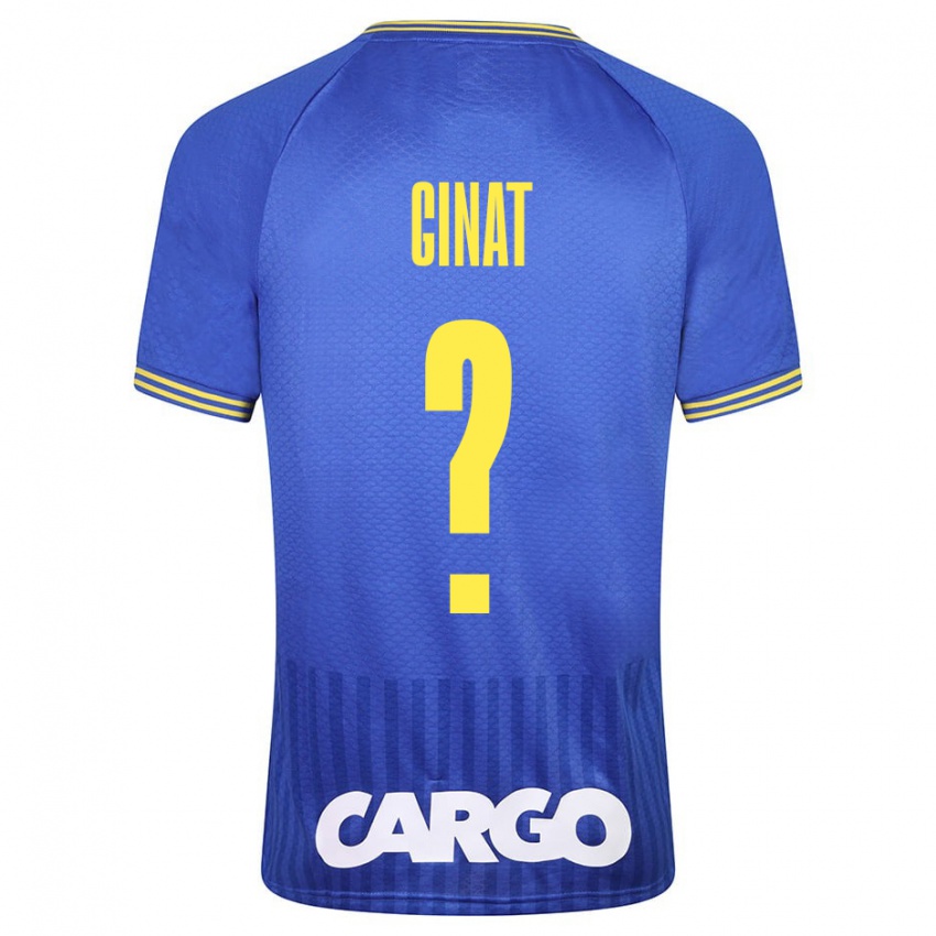 Niño Camiseta Eran Ginat #0 Azul 2ª Equipación 2023/24 La Camisa Chile