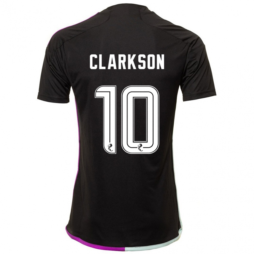 Niño Camiseta Leighton Clarkson #10 Negro 2ª Equipación 2023/24 La Camisa Chile