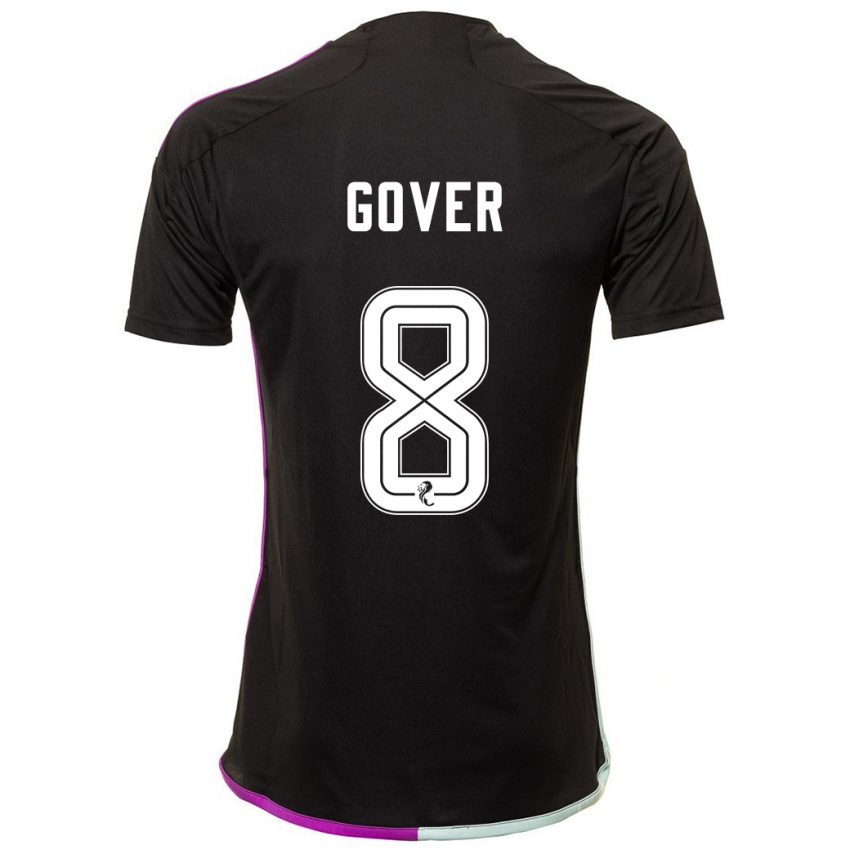 Niño Camiseta Chloe Gover #8 Negro 2ª Equipación 2023/24 La Camisa Chile