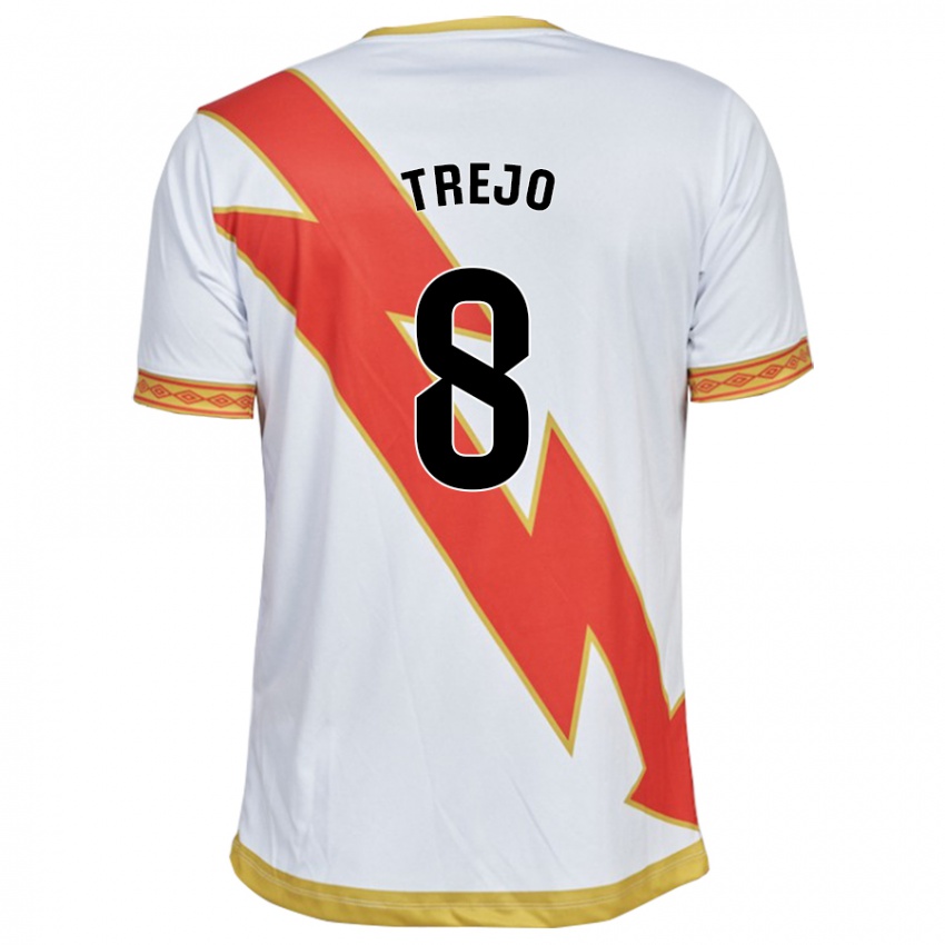 Hombre Camiseta Óscar Trejo #8 Blanco 1ª Equipación 2023/24 La Camisa Chile