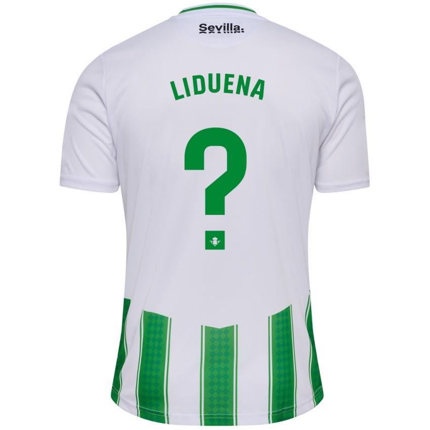 Hombre Camiseta Rubén Lidueña #0 Blanco 1ª Equipación 2023/24 La Camisa Chile