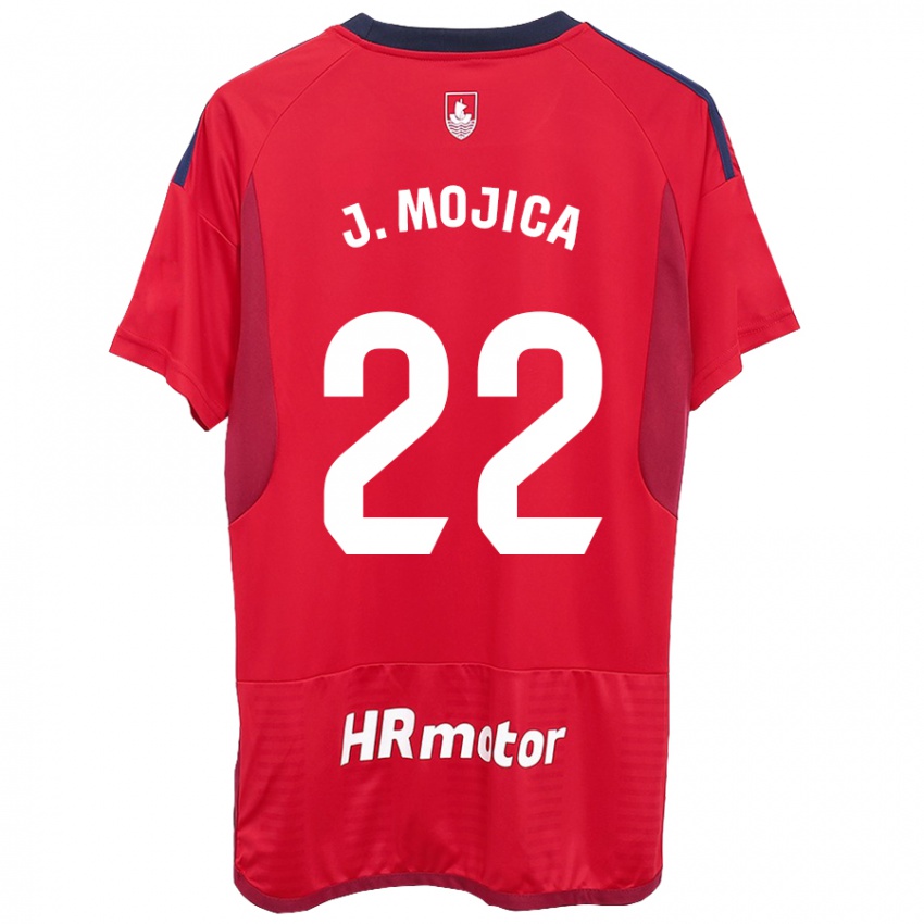 Hombre Camiseta Johan Mojica #22 Rojo 1ª Equipación 2023/24 La Camisa Chile