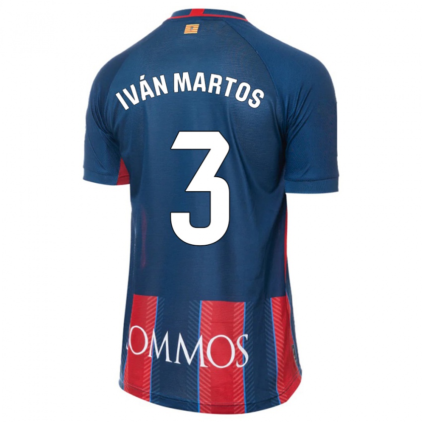 Hombre Camiseta Iván Martos #3 Armada 1ª Equipación 2023/24 La Camisa Chile