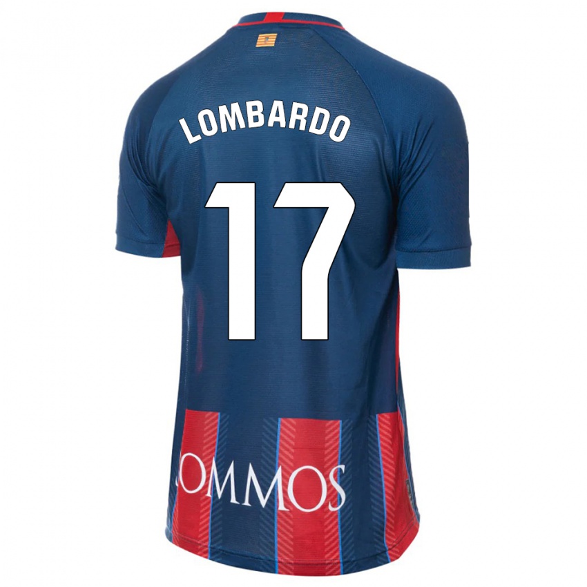 Hombre Camiseta Enzo Lombardo #17 Armada 1ª Equipación 2023/24 La Camisa Chile