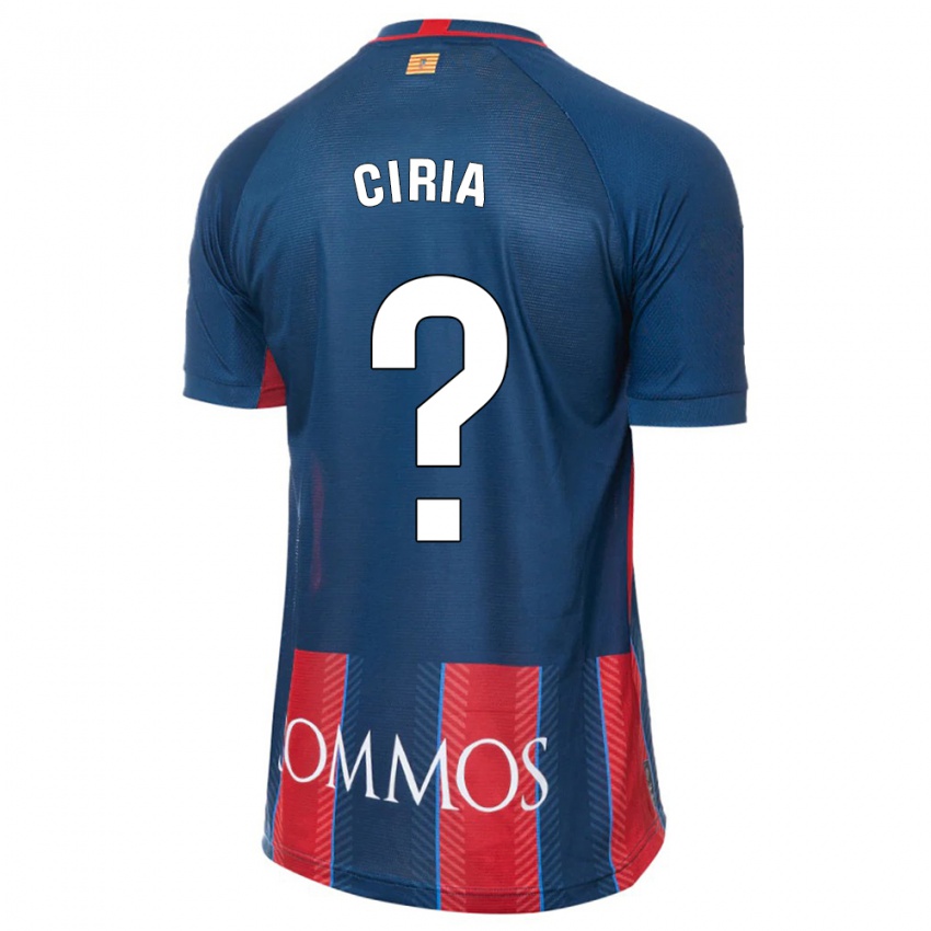 Hombre Camiseta Alex Ciria #0 Armada 1ª Equipación 2023/24 La Camisa Chile