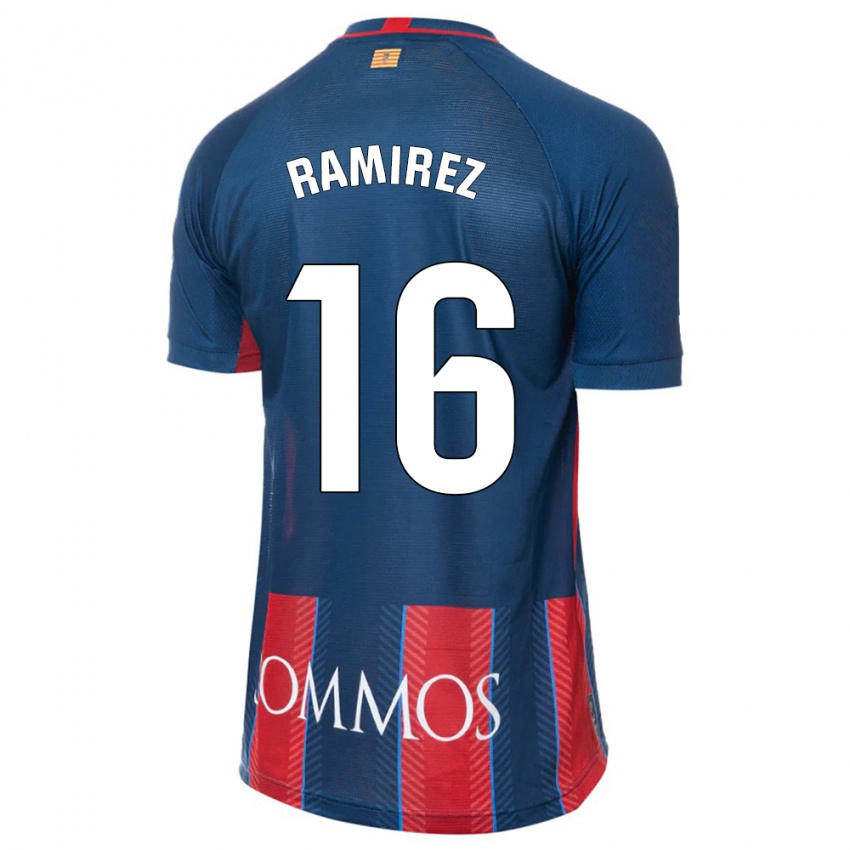 Hombre Camiseta Vanesa Ramírez #16 Armada 1ª Equipación 2023/24 La Camisa Chile