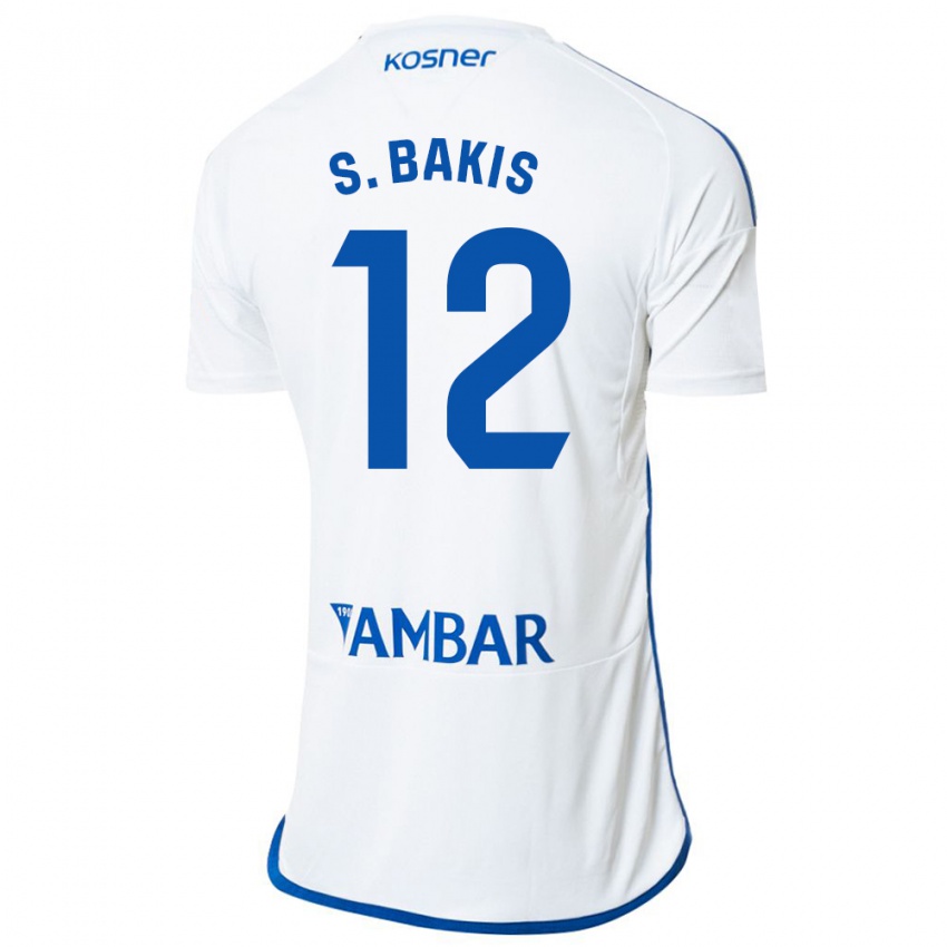 Hombre Camiseta Sinan Bakış #12 Blanco 1ª Equipación 2023/24 La Camisa Chile