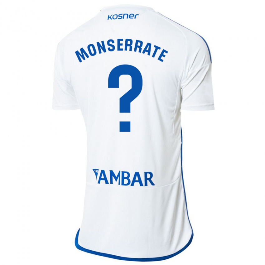 Hombre Camiseta Jano Monserrate #0 Blanco 1ª Equipación 2023/24 La Camisa Chile