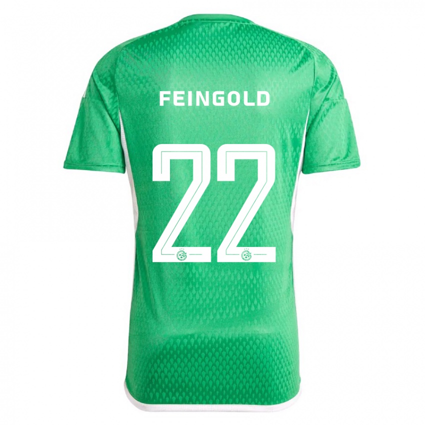 Hombre Camiseta Ilay Feingold #22 Blanco Azul 1ª Equipación 2023/24 La Camisa Chile