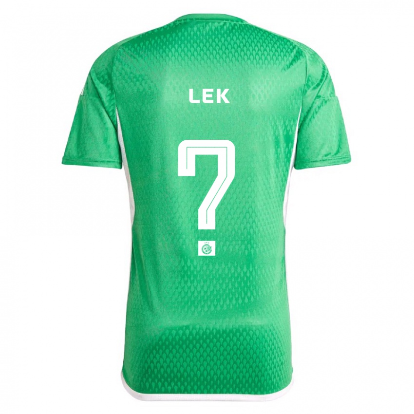 Hombre Camiseta Einan Lek #0 Blanco Azul 1ª Equipación 2023/24 La Camisa Chile